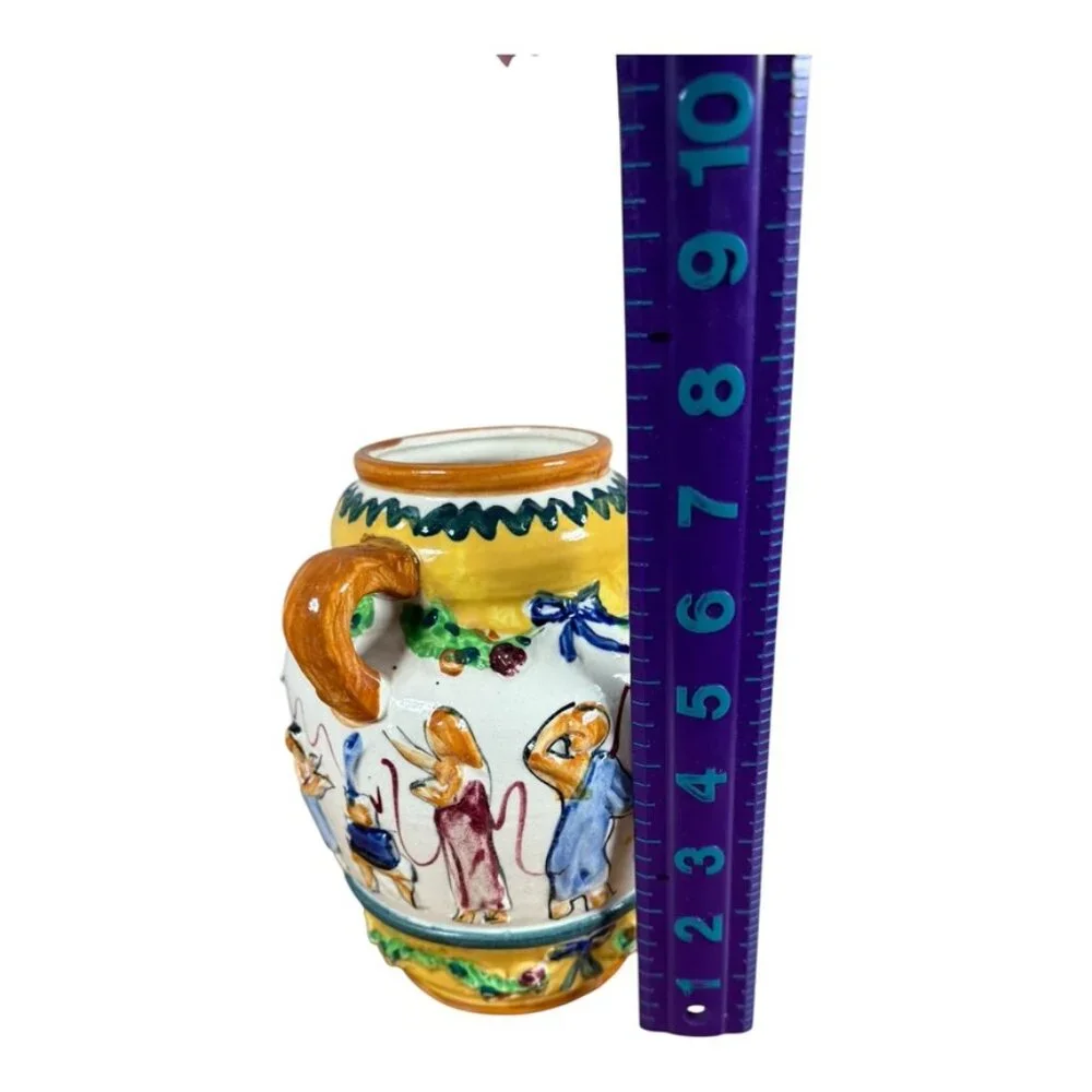 Majolica Style Ceramic‎ Vase
